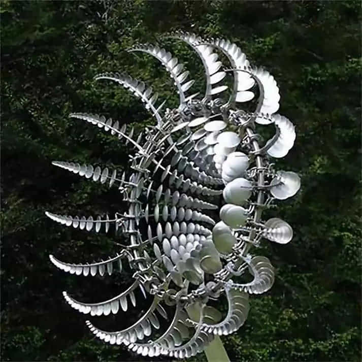 Metal Garden Windmill - Weather-Resistant Outdoor Decor