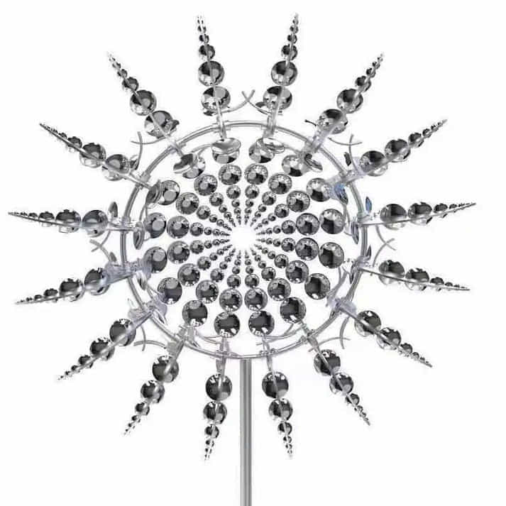 Metal Garden Windmill - Weather-Resistant Outdoor Decor