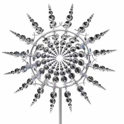 Metal Garden Windmill - Weather-Resistant Outdoor Decor
