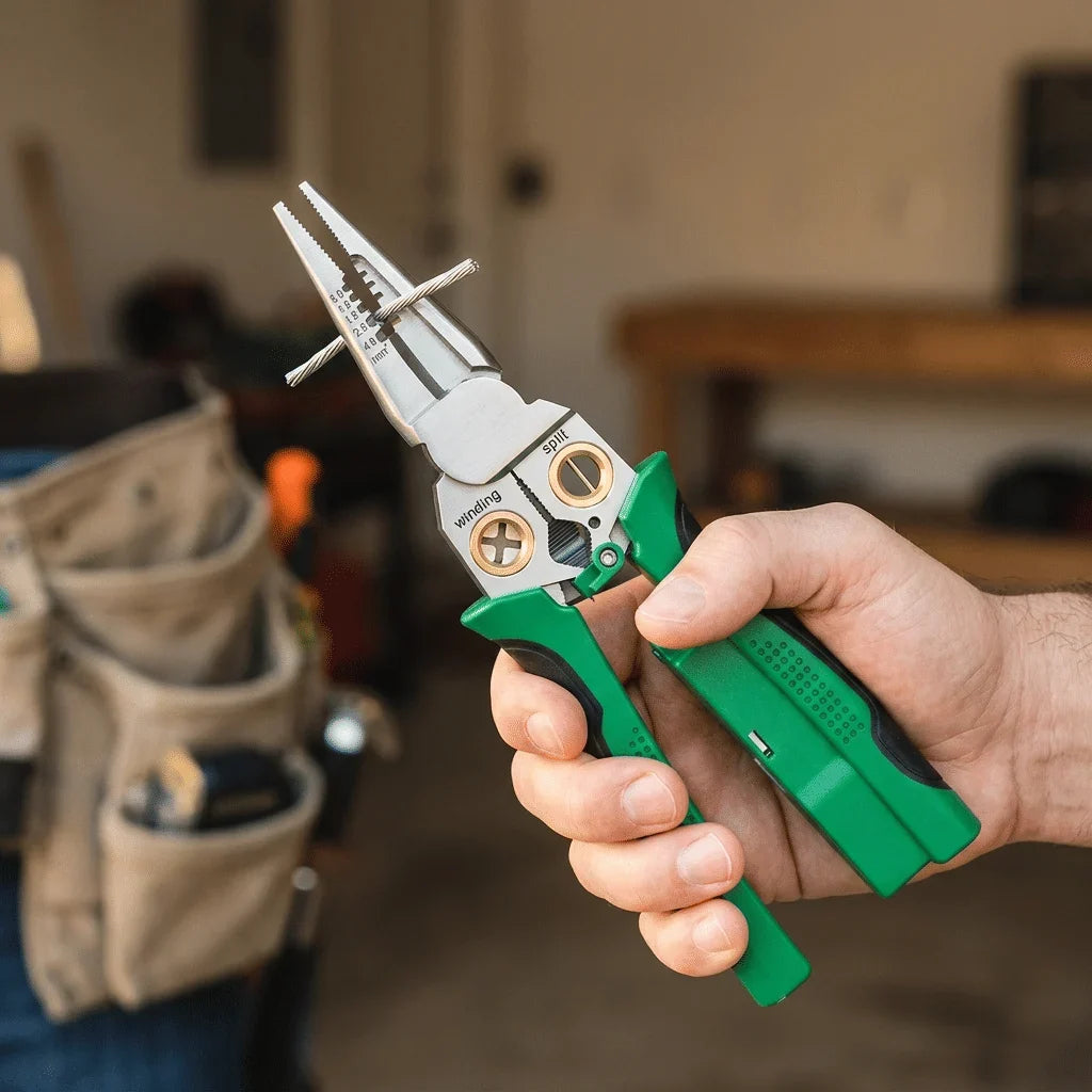 Multifunction Wire Stripper - 8-in-1 Voltage Tester Pliers