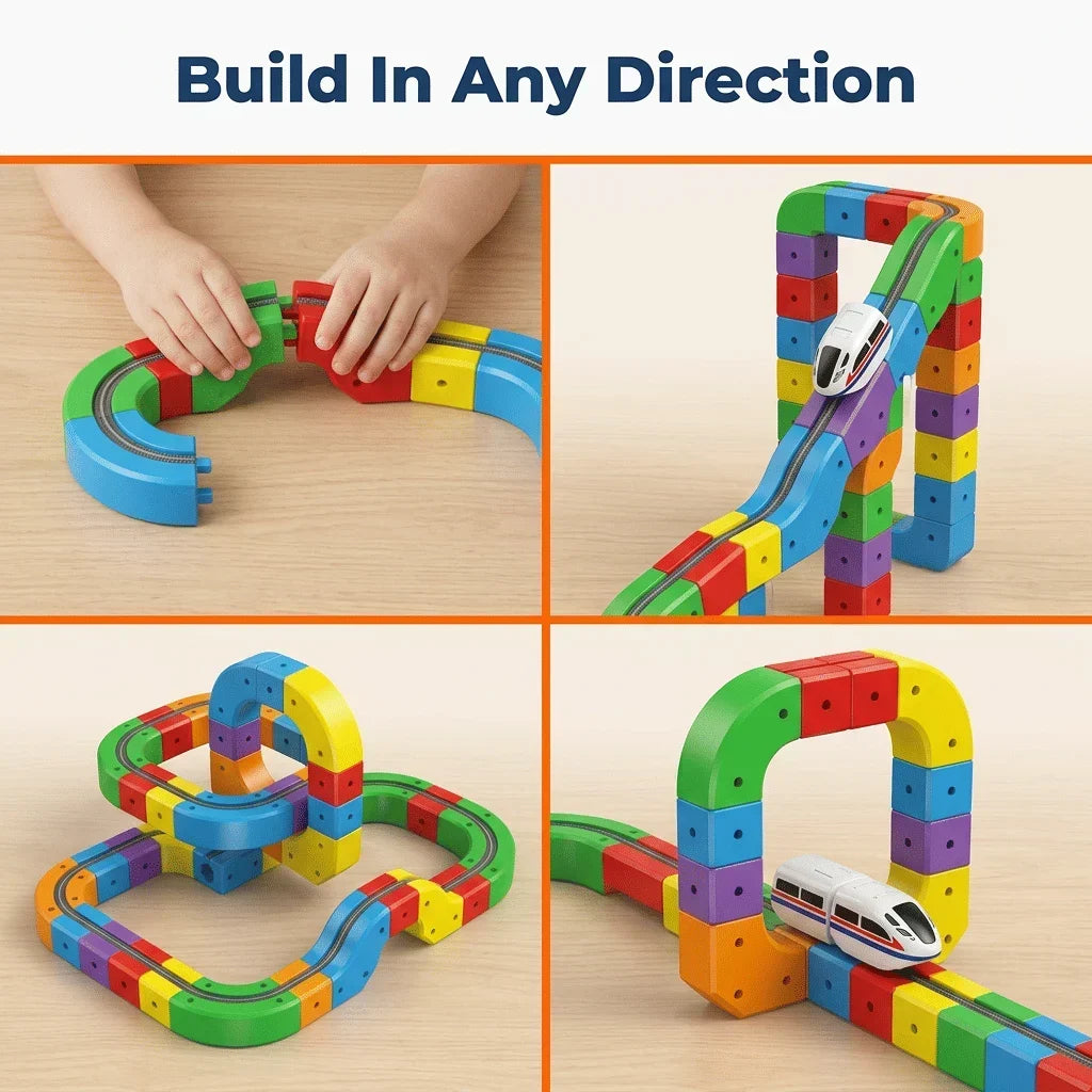 Electric Toy Train Set - Motor Skills Learning Toy