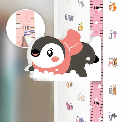 TallTrack™ - Magnetic Wall Height Chart with Six Playful Character Designs