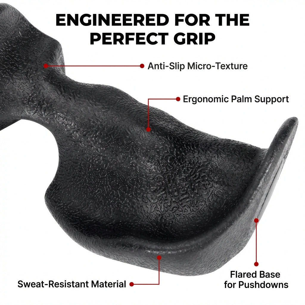 TriPull™ Tricep Rope with Ergonomic Handles