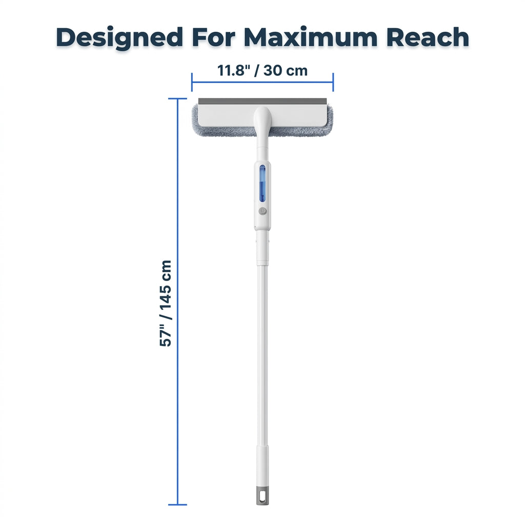2-in-1 Window Cleaner - Effortless Streak-Free Shine