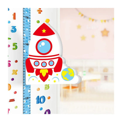 TallTrack™ - Magnetic Wall Height Chart with Six Playful Character Designs
