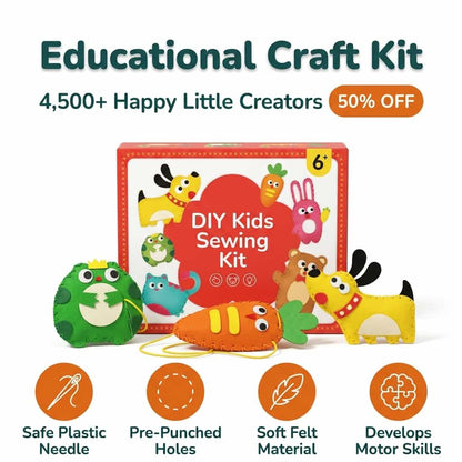 PlayCraft™ - Safe DIY Craft Kit for Kids