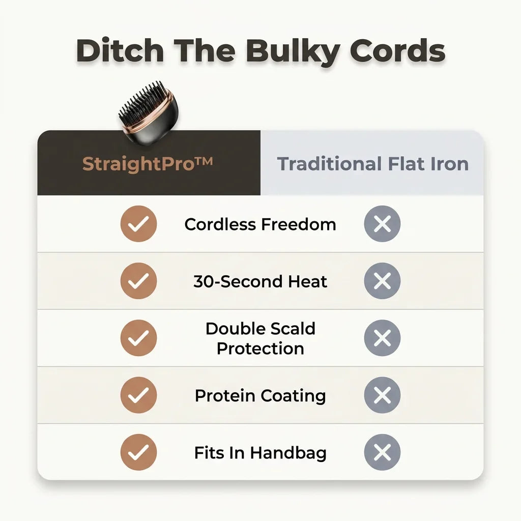 StraightPro™ - Cordless Hair Styler & Curler