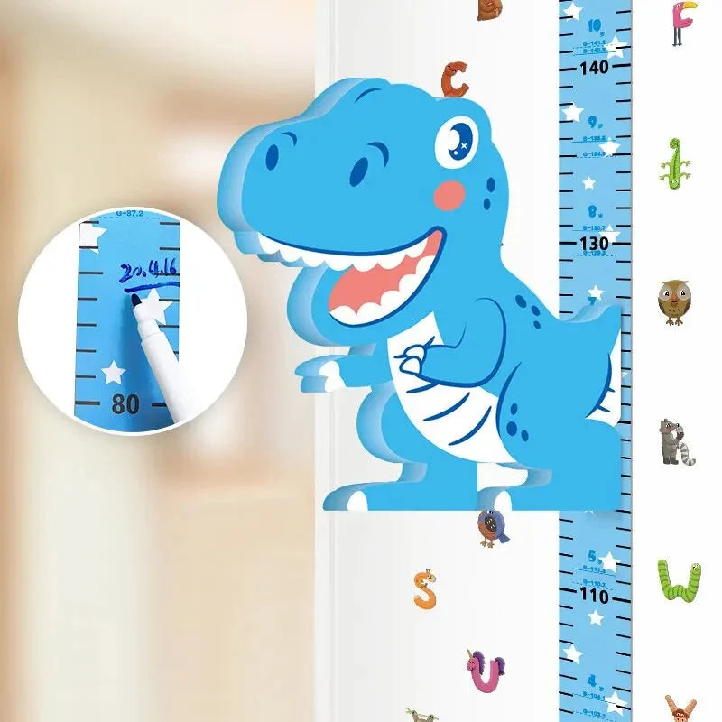 TallTrack™ - Magnetic Wall Height Chart with Six Playful Character Designs