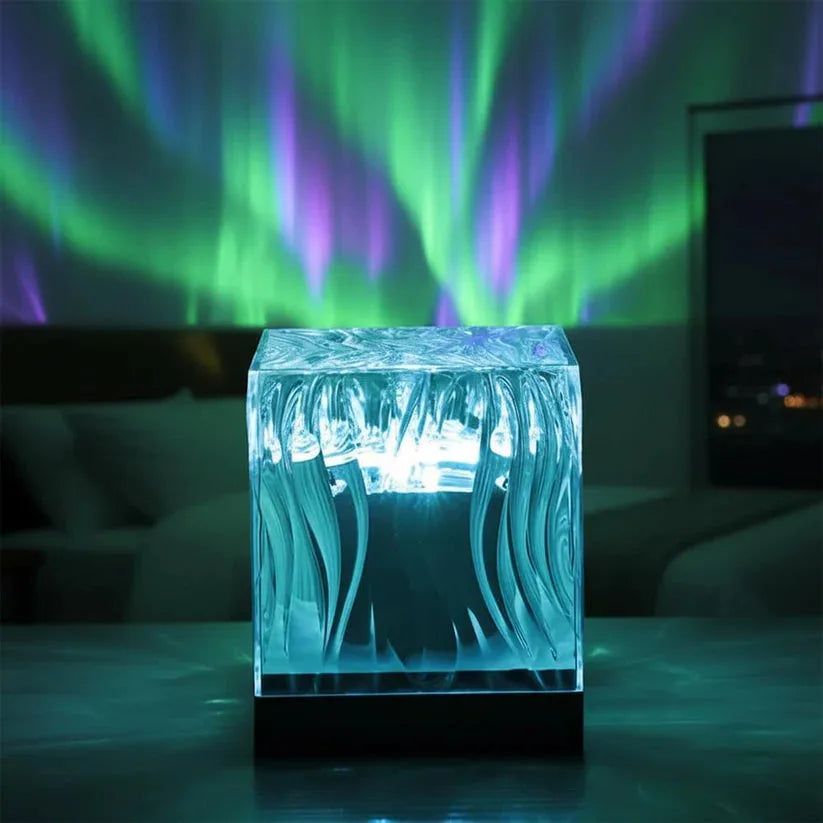 Northern Lights Bedroom Lamp - Minimalist Room Decor
