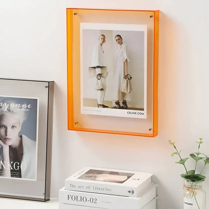 Clear Acrylic Picture Frame - Minimalist Wall Frame