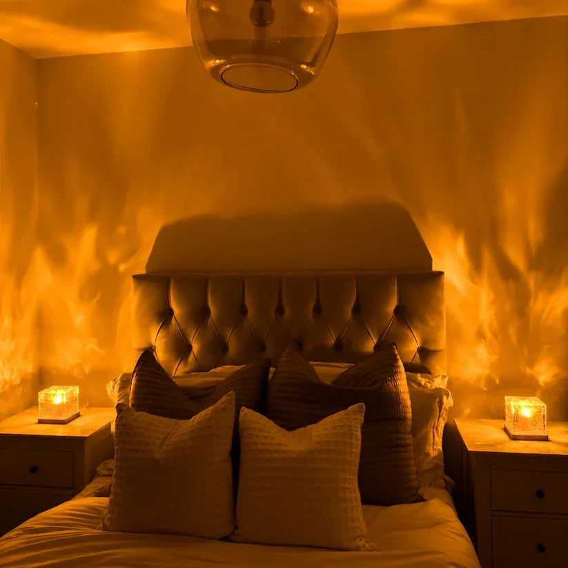 Northern Lights Bedroom Lamp - Minimalist Room Decor