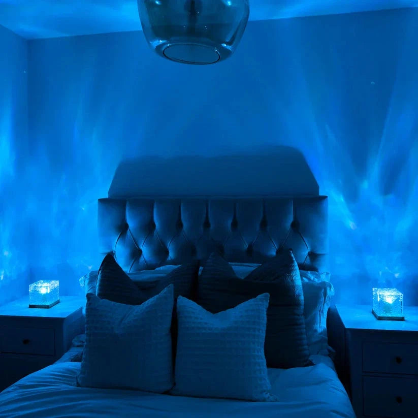 Northern Lights Bedroom Lamp - Minimalist Room Decor